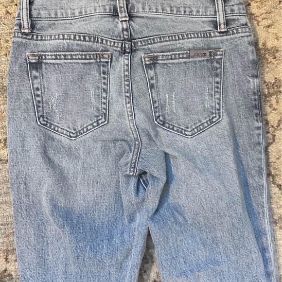 Joe's Jeans Distressed Skinny Ankle Denim Jeans Raw Hem Size 24 - Picture 10 of 10